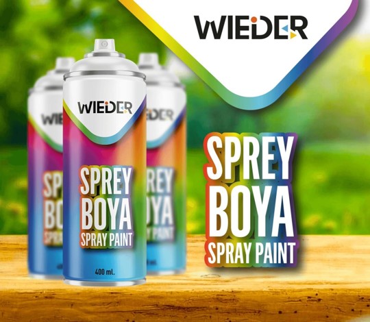 Wieder Sprey Boya Beyaz 400 ml (20/Koli)✓